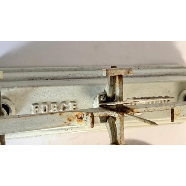 French Scale in Wrought Iron and Brass For Sale - Image 13 of 15