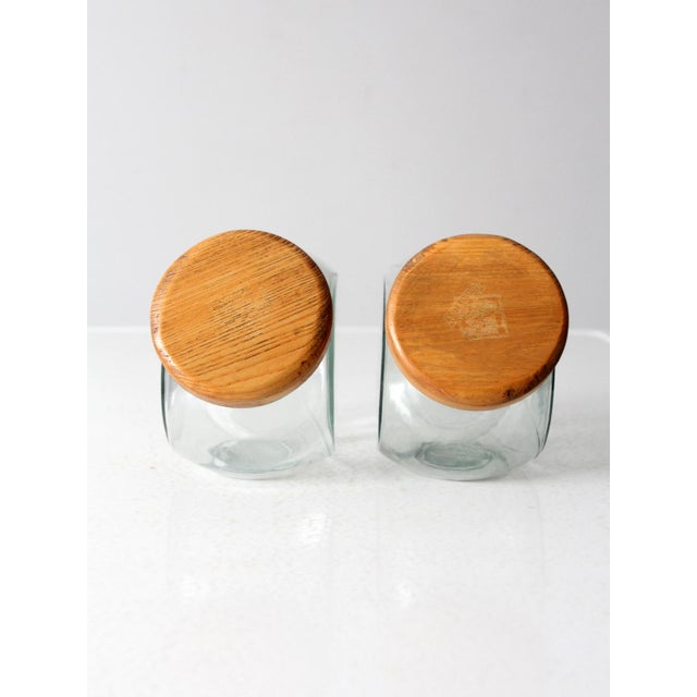 Vintage Glass Candy Jars Pairs For Sale - Image 4 of 10