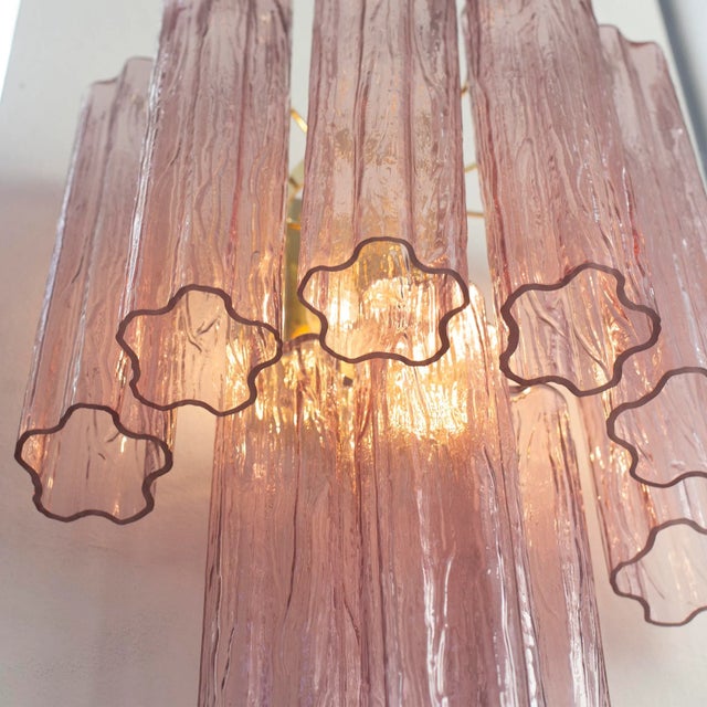 Gold Large Wall Light in Murano Glass, Italy, 1990s For Sale - Image 8 of 12