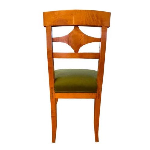 Biedermeier Birch Chairs, 1800s, Set of 2 For Sale - Image 6 of 9