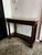 19th Century French Empire Mahogany Console Table | Marble Top | 40.5” For Sale - Image 4 of 5