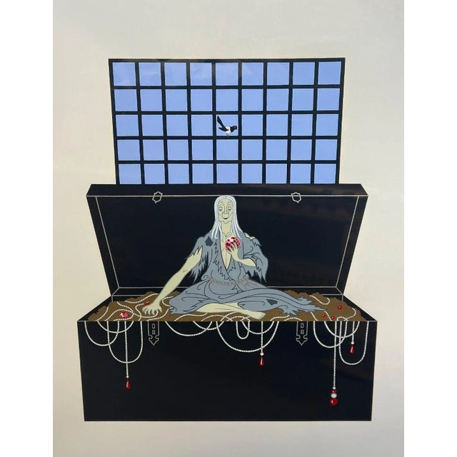 Set of 7 Erté Lithographs of the Seven Deadly Sins, 1982 For Sale In Los Angeles - Image 6 of 12