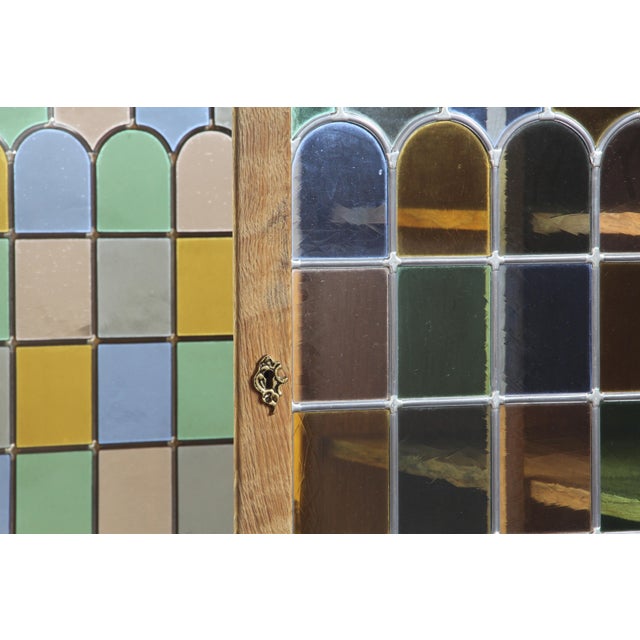 1990s Danish Modern Oak Cabinet with Glass by Henning Kjærnulf for Hm Møbler, 1994 For Sale - Image 5 of 18