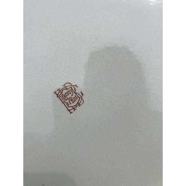 19th Century Faience Winter Scene Platter Hippolyte Boulenger Choisy Le Roi For Sale In Austin - Image 6 of 6