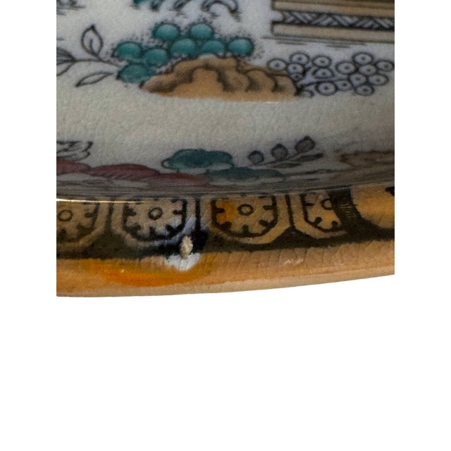 Antique Attributed to Hammersley Chinoiserie "The Tea" Covered Small Tureen With Base For Sale - Image 9 of 10