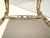 Silver Vintage French Country Floral Vanity Bench W Silver Gilt Base #1 For Sale - Image 8 of 12