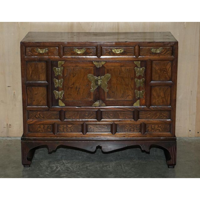 Korean Scholars Side Tables with Drawers, 1950s, Set of 2 For Sale - Image 3 of 18