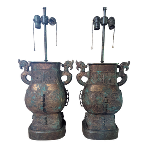 Mid 20th Century Pair of Warren Kessler Table Lamps
