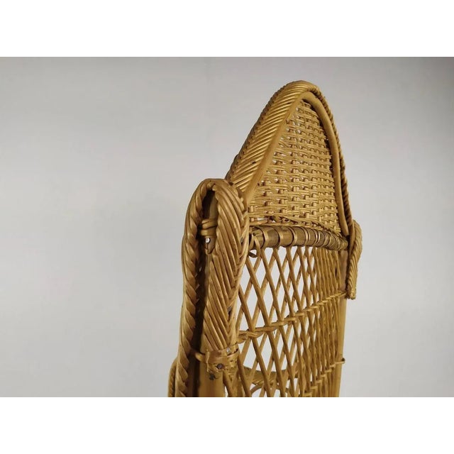 Vintage Rattan Chair For Sale - Image 13 of 18