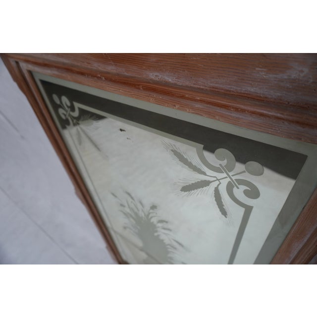 19th Century French Etched Glass Mirror From Melissa Levinson For Sale - Image 11 of 12