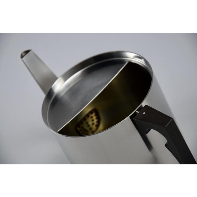 Coffee and Tea Set by Arne Jacobsen for Stelton, 1992, Set of 9 For Sale - Image 10 of 15