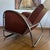 Brown Tubular Armchair in Brown Leather, 1920s For Sale - Image 8 of 14