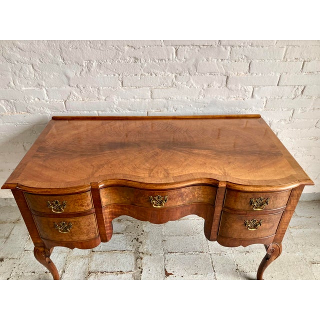 English Queen Ann Style Desk, 1890s For Sale - Image 14 of 18