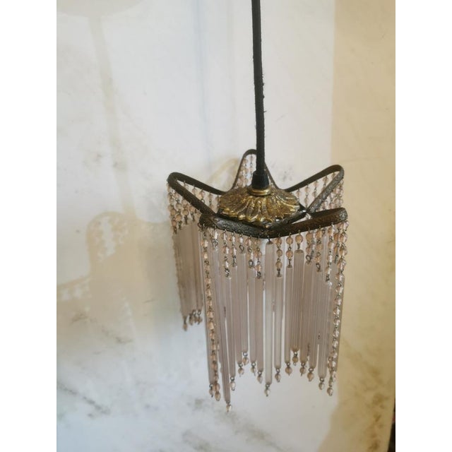 Metal Ceiling Lamp, 1950s For Sale - Image 7 of 16