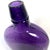 Amethyst Circa 1900 Amethyst Swirl Glass Whiskey Flask Bottle For Sale - Image 8 of 12