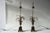 Vintage Maison Charles Brass Palm Table Lamps, French Mid-Century Hollywood Regency Pair, "Vase Roseaux" Design, 1950s For Sale - Image 4 of 10