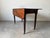 Traditional Antique English Regency Solid Mahogany Pembroke Drop-Leaf Table With Drawer & Original Casters For Sale - Image 3 of 12