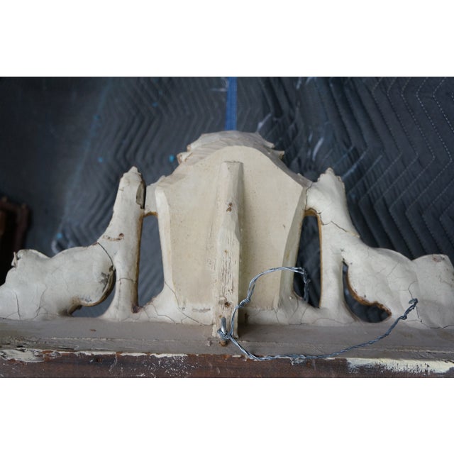 Monumental Antique Renaissance Revival Neo-Grec Giltwood Carved Pier Mirror 88" For Sale - Image 16 of 18