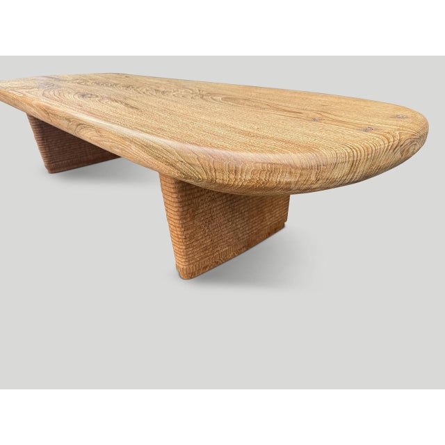 Andrianna Shamaris Mid Century Couture Oval Coffee Table For Sale - Image 18 of 18