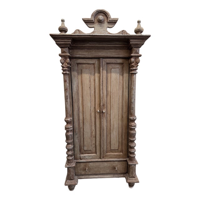 19th Century Antique Miniature Scandinavian Cupboard For Sale