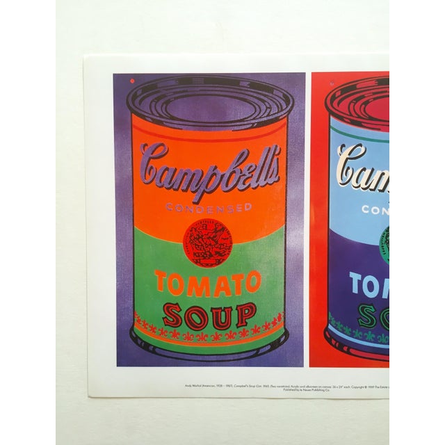 Mid-Century Modern Andy Warhol Estate Vintage 1989 Pop Art Offset Lithograph Print " Campbell's Soup Can " 1965 For Sale - Image 3 of 11