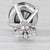 2020s New 3.45ctw Black Diamond Stud Earrings 14k White Gold Round Solitaires - 2 Pieces For Sale - Image 5 of 6