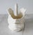 Vintage White Porcelain Swan Planter For Sale - Image 10 of 11
