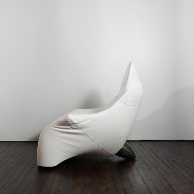 Cassina Hal Chair in White Leather by Marc Sadler for Cassina, 1990s For Sale - Image 4 of 18