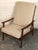 Mid 20th Century Mid-Century Modern Walnut High Back Lounge Chair For Sale - Image 5 of 15