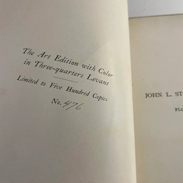 Illustration 1903 Stoddard Lectures Rome Naples Florence Book For Sale - Image 3 of 12