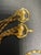 Metal MCM Jewelry by Goldette Signature Style Victorian Revival Multi-Strand Necklace With Enormous Amber Crystal Fob Pendant For Sale - Image 7 of 12