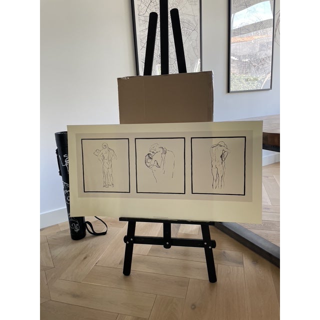 Gustav Klimt (1862-1918), Couples D'Amants, Printed in Belgium For Sale - Image 10 of 10