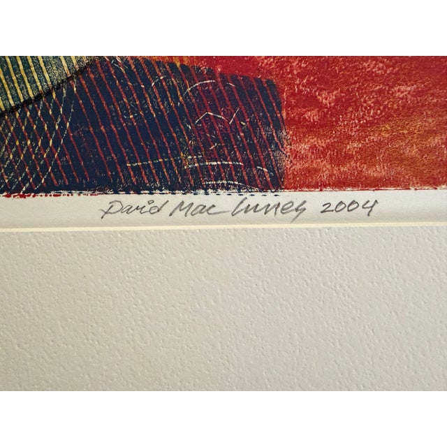 Original artist proof titled "Studio Tabletops II" by noted contemporary artist David MacInnes, signed and dated 2004....