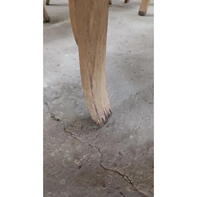 Scandinavian Raw Dining Chairs, 1970s, Set of 6 For Sale - Image 10 of 11