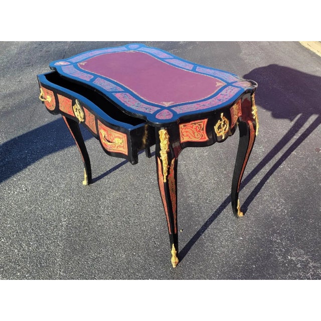 Boulle Writing Desk French Style Chairish