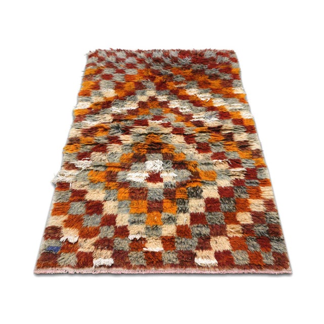 1960s 1960s Turkish Tulu Rug For Sale - Image 5 of 6