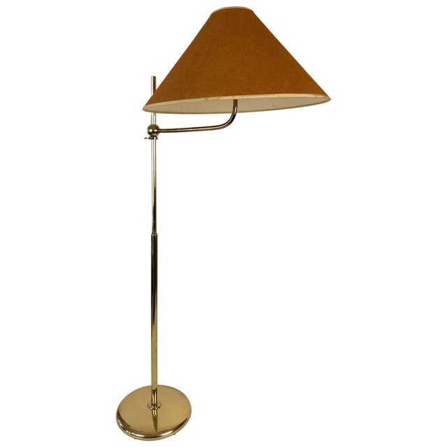 Adjustable Brass Floor Lamp from J. T. Kalmar, 1964 For Sale - Image 14 of 14