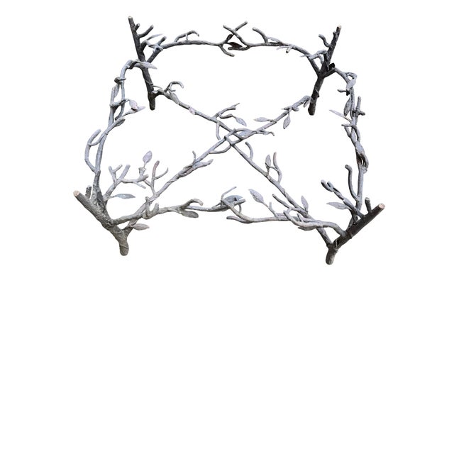 Dark Gray Mid-Century Diego Giacometti Inspired Coffee Table For Sale - Image 8 of 18