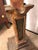 Neoclassical A Continental Italian Gilt Distressed Continental Pedestal For Sale - Image 3 of 11