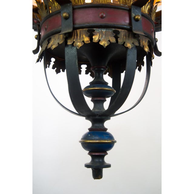 Spanish Revival Wrought Iron 12Light Chandelier Chairish