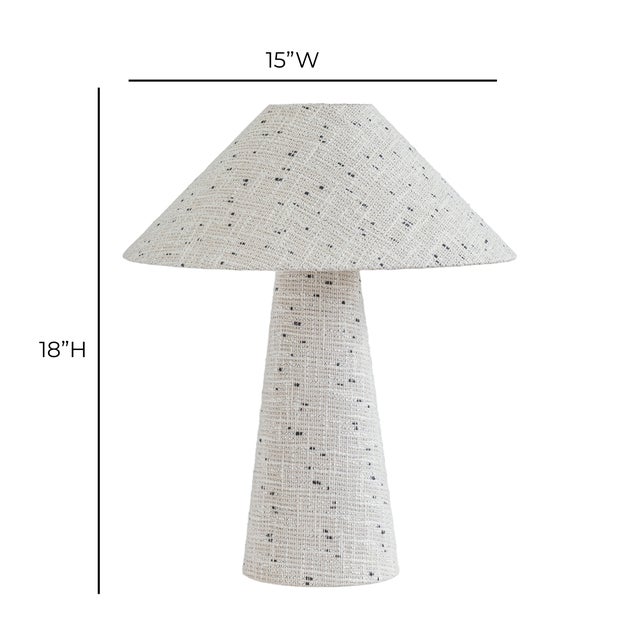 2020s Fischer Woven Twisted Boucle Table Lamp For Sale - Image 5 of 6