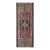 1970s Vintage Handmade Wool Cotton Red Runner Rug For Sale