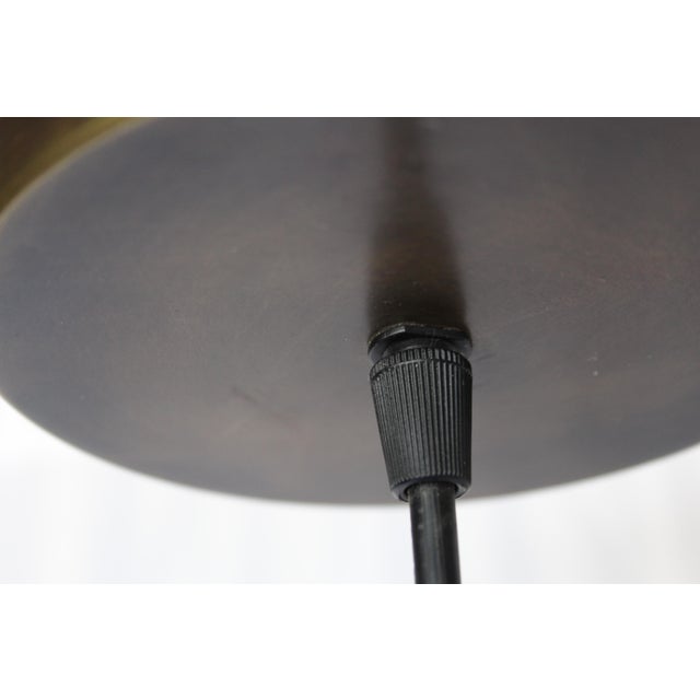 Brown Mid-Century Modern Style Pendant For Sale - Image 8 of 10