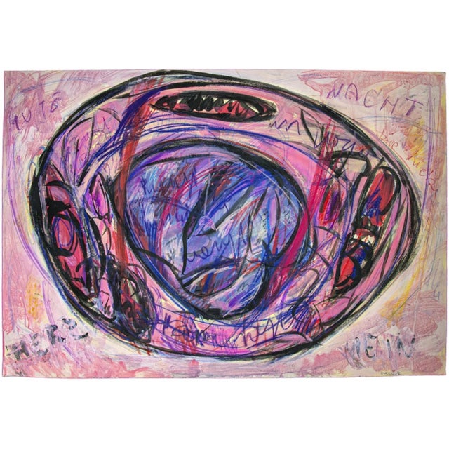 Mein Herz is a beautiful artwork realized by Maurizio Gracceva in the 2010. Mixed media on paper: acrylic and pencils Hand...