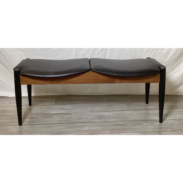 Mid-Century Modern Arthur Umanoff attr. for John Stuart Mid-Century Sculptured Bench For Sale - Image 3 of 8