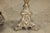 Baroque Baroque Revival Silver-Plated Bronze Candlesticks with Cherub Decoration - A Pair For Sale - Image 3 of 18