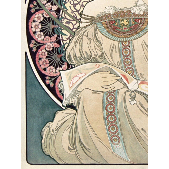 F. Champenois — Alphonse Maria Mucha Art Nouveau Reproduction Print, 18" × 24" For Sale - Image 4 of 6