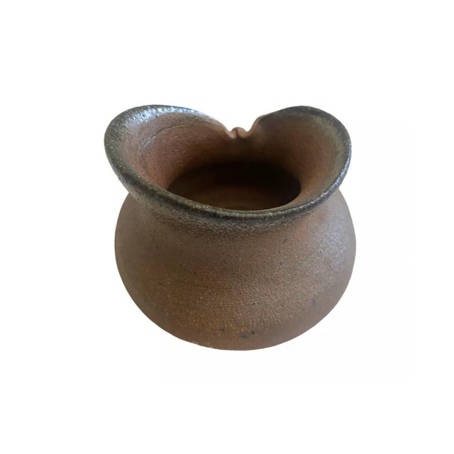 Mid Century Modern Ceramic Pottery Weed Pot Vintage Retro For Sale - Image 4 of 6