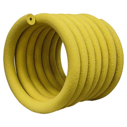 Yellow Yellow Coil #01 Sculptural Object by Caspi Ceramics Nl For Sale - Image 8 of 8
