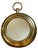 Brass pocket watch mirror, Piero Fornasetti style, Italy, 1960s, solid brass